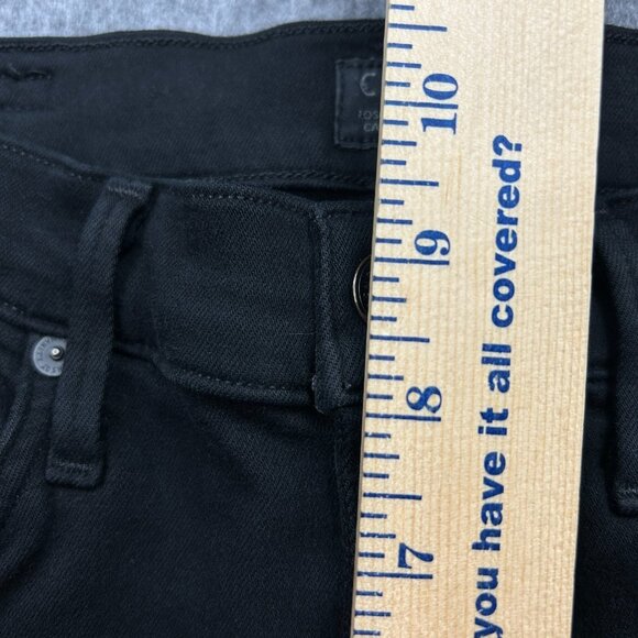 Citizens Of Humanity Rocket Crop High Rise Skinny Jeans Women's Size 25 Black - Picture 11 of 14